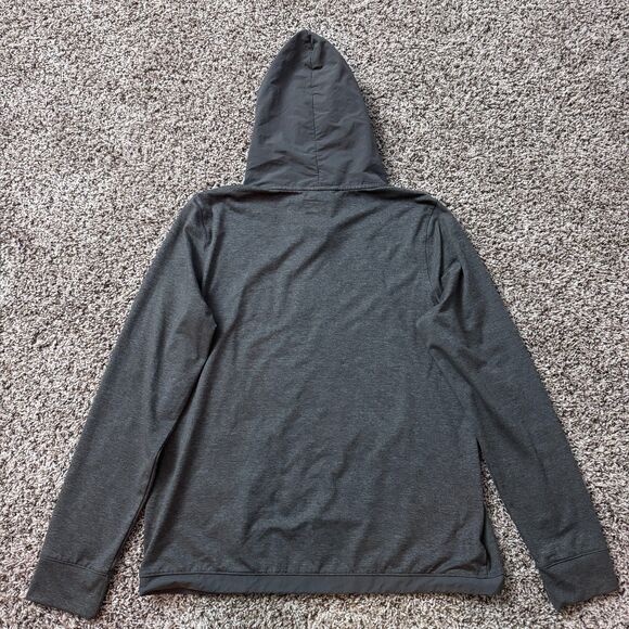 Vuori Sunday Element Hoodie Mens Medium Gray Drawstring Athleisure - Picture 7 of 9